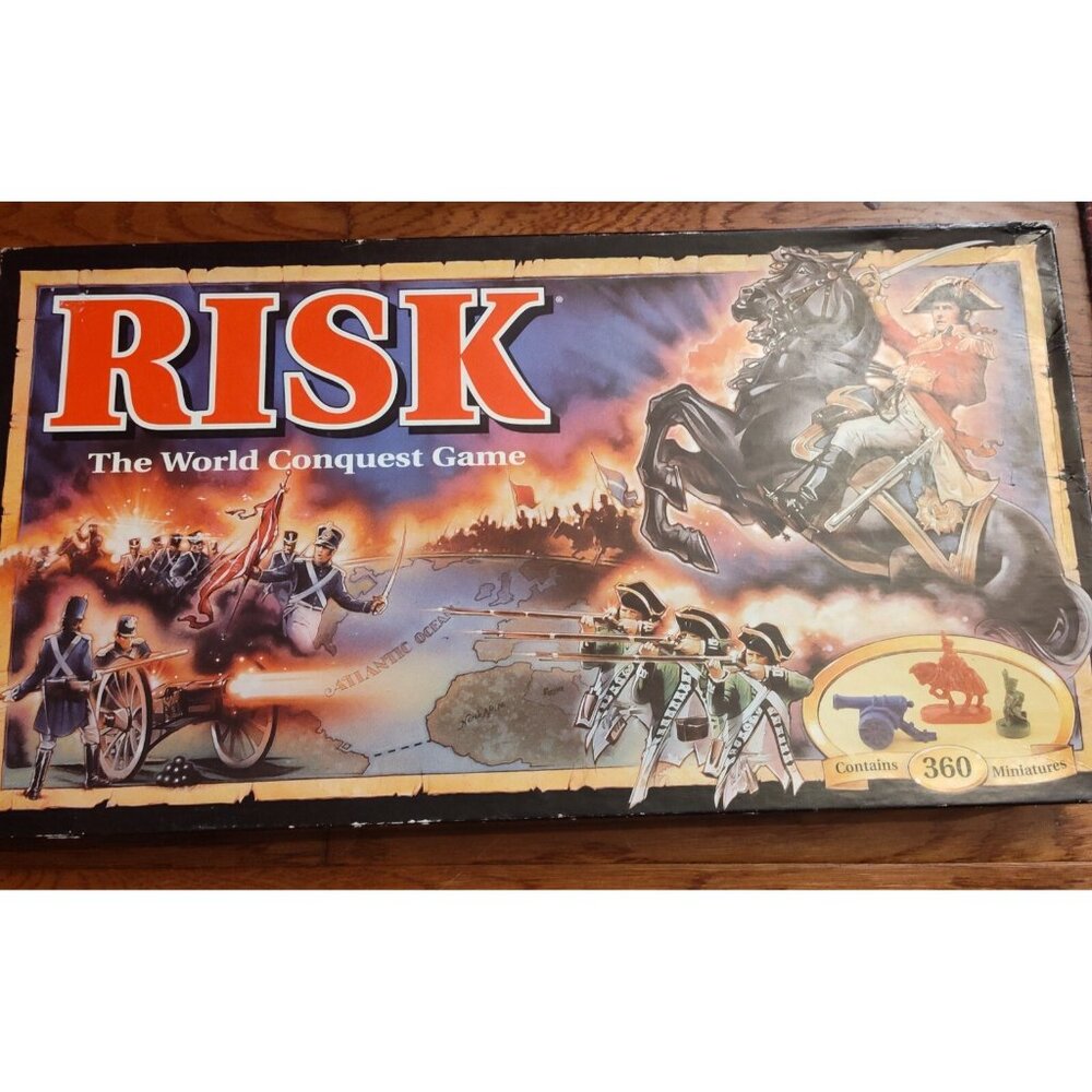 1993 Risk Board Game by Parker Brothers, Pre-owned, Complete